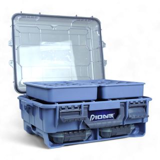 Maleta de Pesca 372917 com Bandejas e 7 Divisórias Removíveis