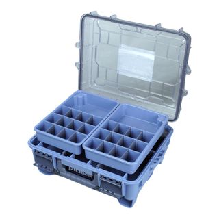 Maleta de Pesca 372917 com Bandejas e 7 Divisórias Removíveis