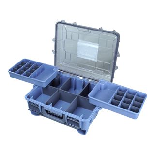 Maleta de Pesca 372917 com Bandejas e 7 Divisórias Removíveis